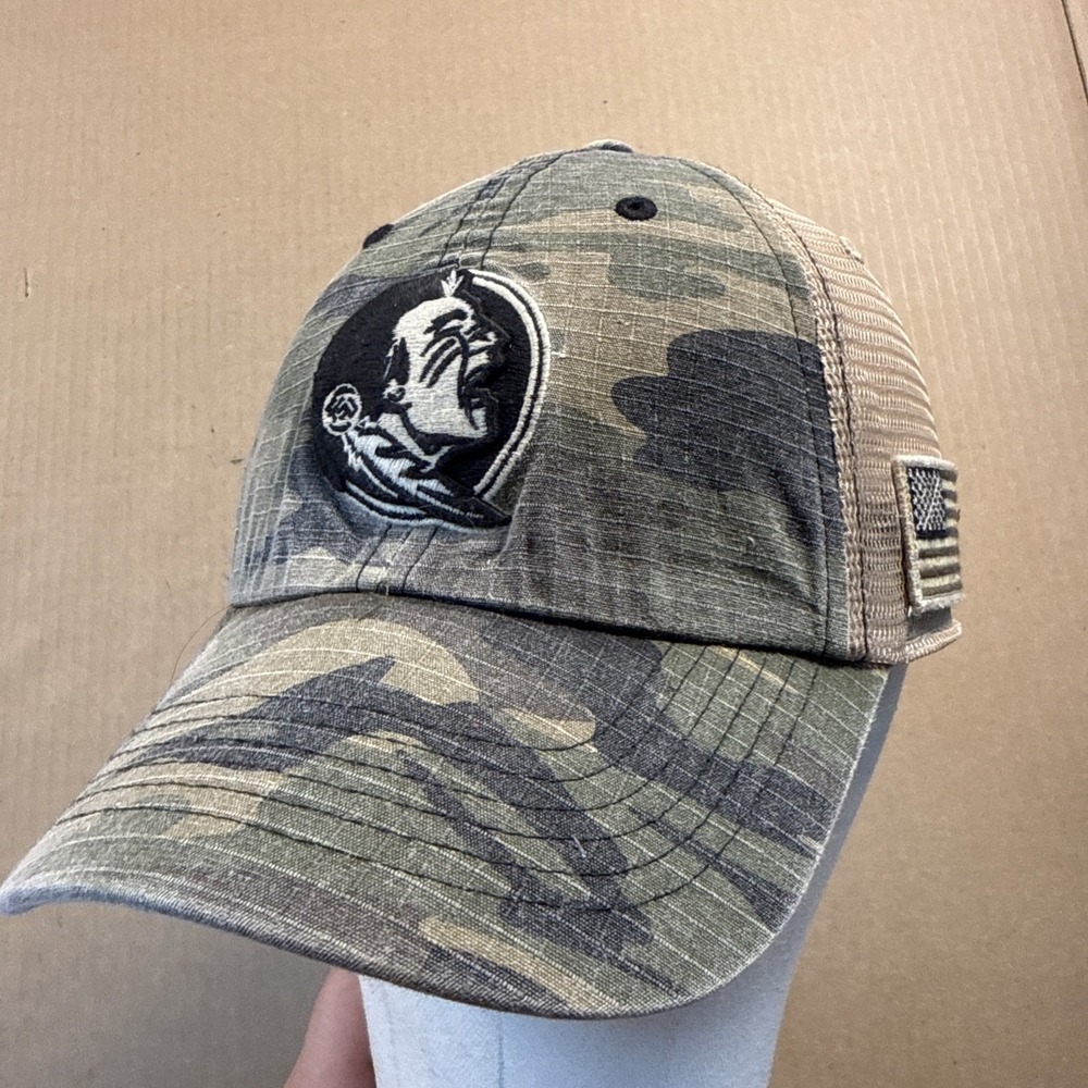 Florida State Seminoles Snapback Cap Hat Top Of The World, Ripstop Camo